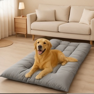 Haustier-Kühlmatte Super Groß Luxuriöses Umweltfreundliches Kühl-Hundesofa Weiche Dicke Polyester-Unterlage Rutschfester Boden Kariert - Product Image 2