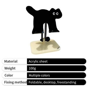 Acrylic Phone <b>Stand</b> Cute Cat Charging Port Access <b>Tablet</b> Multi-purpose Phone <b>Stand</b> <b>for</b> Promotions - Product Image 3