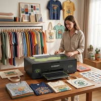 Machine d'impression DTF EraSmart A3 pour transfert direct sur film, pour vêtements et t-shirts personnalisés avec encre blanche, double tête, entrepôt américain
