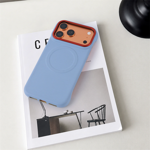 เคสโทรศัพท์ iPhone 18 17 Pro Max 16 15 14 แบบไร้ขอบ  วัสดุ PC TPU  ผิวสัมผัสแบบหนัง PU  ปรับแต่งสีแม่เหล็กได้  รุ่นใหม่ - Product Image 5