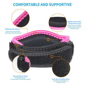 プロテニスエルボーブレース調整可能ストラップ付き腱炎ゴルファーエルボーサポートブレース男性女性アスリート - Product Image 4