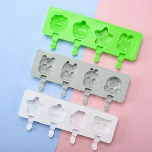 Moule à glaces en silicone pour enfants, fabrication de glaces maison - Product Image 4