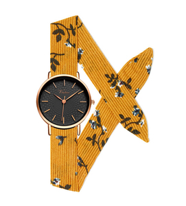 Women's Fashion Style Dress <strong>Watch</strong> Latest Design <strong>Interchangeable</strong> Summer Fabric <strong>Strap</strong> Replacement Bands Birthday Gift <strong>Set</strong> Relojes - Product Image 2