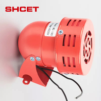 Fabricant de mini sirène de petit moteur électrique industriel triphasé Ms-190 de sirène de cycle de moteur ca 12v 24v 220v à bas prix de SHCET
