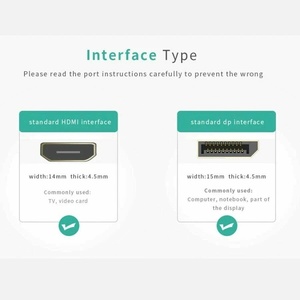 DP Displayport Male to HDTV Female <strong>Cable</strong> Converter Adapter for PC Laptop Desktop - Product Image 5