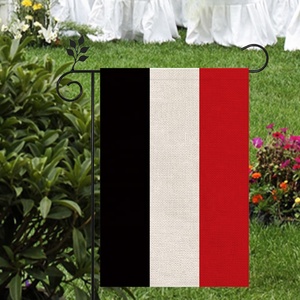Yemen ธง yemen วัสดุผ้าลินินคุณภาพสูงกลางแจ้ง12 * 18In แบบให้คุณเลือกแบบที่ใส่ HYQ220แขวน - Product Image 5