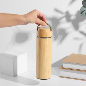 500ml Eco Friendly Three Wall Insulated Drink Water Bottle Vacuum Flask With Lid Tea <b>Infuser</b> - Product Image 2