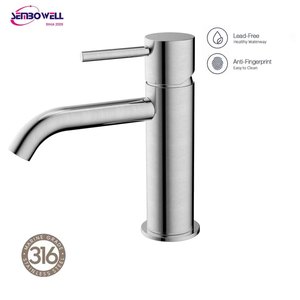 <span class=keywords><strong>Robinet</strong></span> de cuisine durable en acier inoxydable 316, <span class=keywords><strong>robinet</strong></span> moderne, <span class=keywords><strong>robinet</strong></span> à poignée unique, eau chaude et froide - Product Image 2