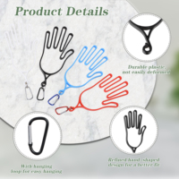 Support de séchage pour gants de golf en plastique - Modèle ZW635 - Emballage personnalisable - Accessoire de golf essentiel