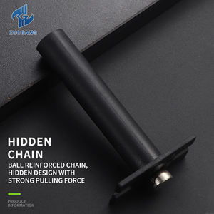 Chaîne de porte de sécurité intérieure dissimulée pour hôtels Protection de porte à pêne antivol invisible avec serrures - Product Image 5