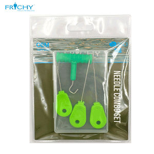 XN505 1 ensemble/4 pièces accessoires de pêche à <span class=keywords><strong>la</strong></span> carpe ensemble d'aiguilles à <span class=keywords><strong>bouillette</strong></span> Kit outil en acier inoxydable appât perceuse Stringer aiguille outil de pêche Pesca - Product Image 2