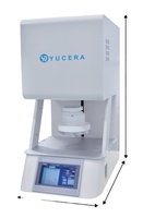 Horno de Sinterización Dental YRC-F10+ 1560C, Sinterización Rápida en 90min, 24 Programas, Pantalla Táctil de 7 Pulgadas