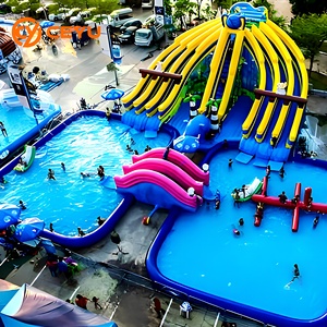 Parco Acquatico Gonfiabile per Bambini Ceyu, Tema Mondo di Ghiaccio e Neve, Scivoli d'Acqua Commerciali, Piscina Mobile, Attrezzature per Intrattenimento - Product Image 1