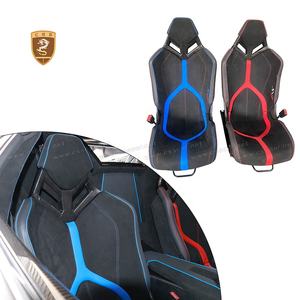 Per <span class=keywords><strong>Lamborghini</strong></span> Aventador SVJ seggiolino auto da corsa in pelle in fibra di carbonio sedili leggeri - Product Image 2