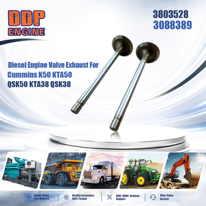 Válvula de Escape para Motor Diésel 3803528 3088389 para Maquinaria de Construcción, Compatible con Cummins K50 KTA50 QSK50 KTA38 QSK38 - Product Image 1