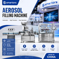 Machine de remplissage d'aérosols entièrement automatique, haute précision, équipement de remplissage de boîtes de pulvérisation d'aérosols pour usage industriel en usine