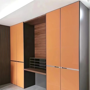 Armadio Scorrevole Moderno in Pelle, Insonorizzato, Design Personalizzato, Alta Qualità, Ecologico, Grande - Product Image 4