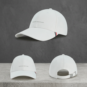 Casquette de baseball unisexe personnalisée en coton avec logo brodé, motif léopard, lettre Dobby et boucle en cuivre doré – Modèle classique - Product Image 3