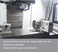 Fraiseuse CNC Vmc650 VMC 4 axes Broche BT40 Machine verticale de contrôle GSK simple haute précision