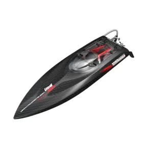 UDiRC UDI022 60km/एच उच्च गति आर सी नाव के लिए 2.4GHz निविड़ अंधकार Brushless मोटर आर सी रेसिंग नाव पूल और झील खिलौने उपहार बच्चों के लिए