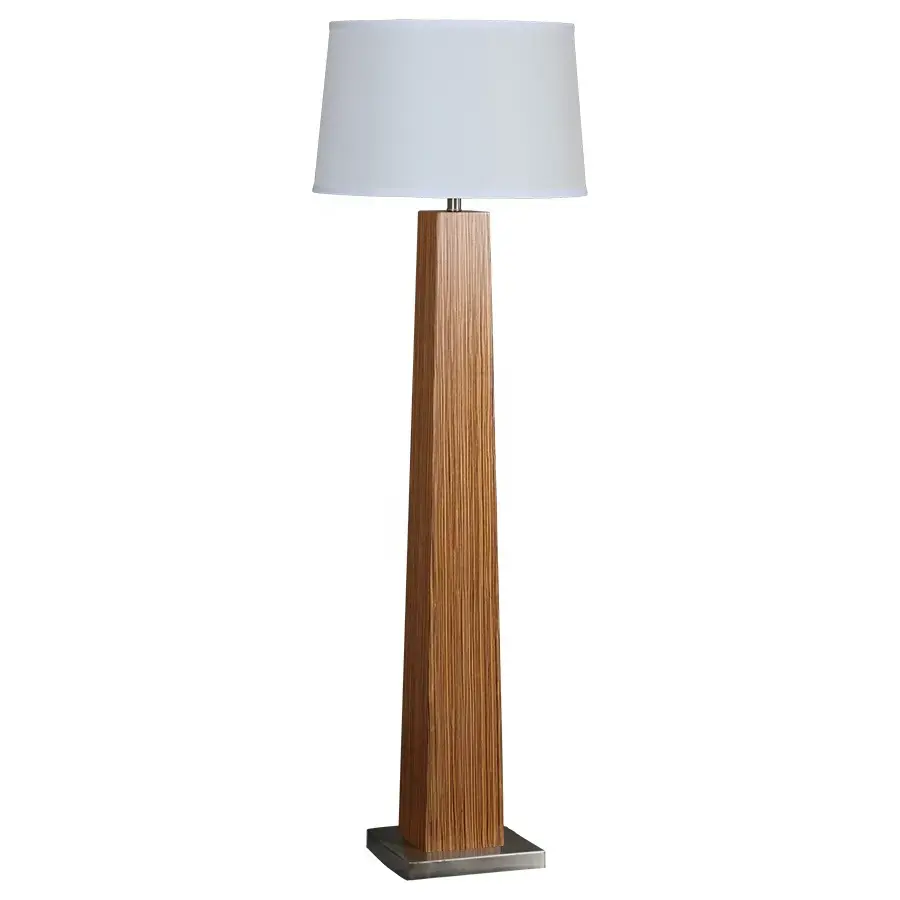 Lichte Luxe Post-Moderne Verticale Vloer Tafellamp Vloerlamp Hout Voor Slaapkamers