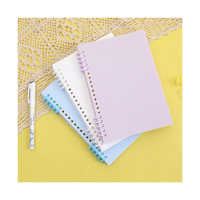 Benutzer definierte Binder Ring Notebooks Farbe Lose blatt Ring Scheren Stil Lose blatt Binding Ring Spiral Schnalle Binding Comb