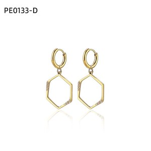 ต่างหูแฟชั่น PE0133 สำหรับผู้หญิง เครื่องประดับคุณภาพสูง - Product Image 2