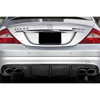 Lèvre de diffuseur arrière en polymère renforcé de fibre de style OEM pour W219 CLS63 CLS55 AMG