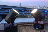 Sky scan projecteur longue portée ciel extérieur faisceau lumineux skytracker 5000 watts