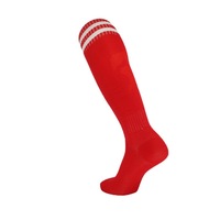 Nouvelles chaussettes de football en tricot personnalisées avec logo, longueur genou, antidérapantes, couleur unie, pour la saison printanière