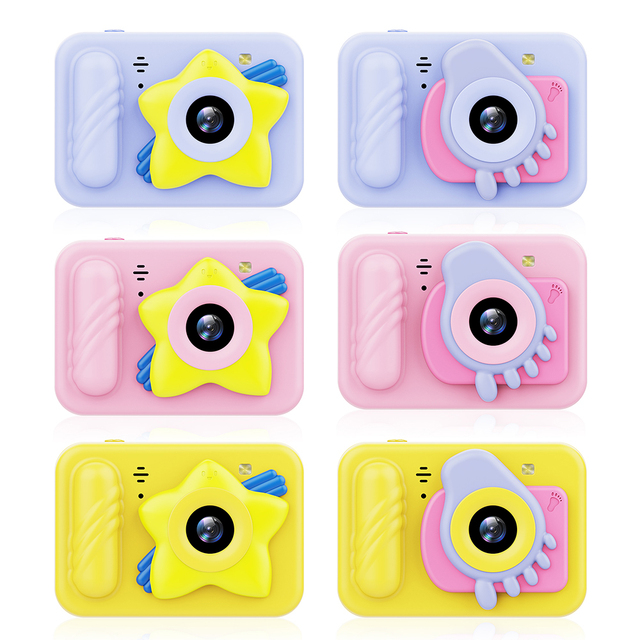 Support Stepless Zoom in and Zoom Out 1080P HD Video Kids IP68 Waterproof Digital Camera Children's Camera Toys for Children