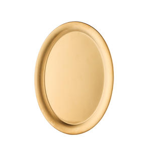 Bandeja de servicio ovalada desechable de diseño clásico de acero inoxidable 304 para cocinar <span class=keywords><strong>Sushi</strong></span> barbacoa coreana fruta pastelería café fiestas - Product Image 1