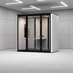 Cabina <span class=keywords><strong>de</strong></span> Oficina Insonorizada Moderna Comine, Espacio <span class=keywords><strong>de</strong></span> Trabajo Acústico Modular y Portátil para <span class=keywords><strong>Coworking</strong></span>, Oficina Corporativa, Hospital, <span class=keywords><strong>Sala</strong></span> <span class=keywords><strong>de</strong></span> Estar - Product Image 2