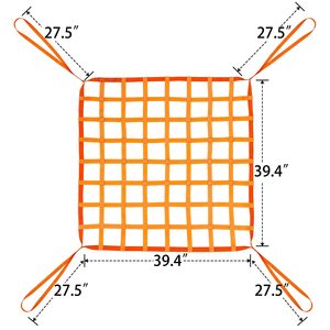 Giá Bán Buôn Hàng Hóa Nâng Net Nhiệm Vụ Nặng Nề Vải Hàng Hóa Net Polyester Phẳng Polyester Sling Cẩu Lưới - Product Image 6