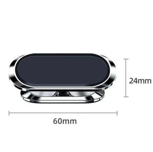 Support de téléphone magnétique puissant pour voiture, réglable à 360 degrés, en alliage de zinc, fixation tableau de bord, mini-adhésif, vente en gros - Product Image 2