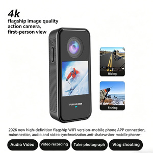 Videocamera Portatile Mini con Supporto Touch Screen, 4K 30FPS, WiFi, Registratore Digitale, Body <span class=keywords><strong>Cam</strong></span>, Piccola Videocamera Sportiva, Action <span class=keywords><strong>Cam</strong></span> Tascabile - Product Image 4