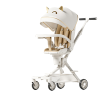Poussette de luxe pour bébé en forme de rotation 360