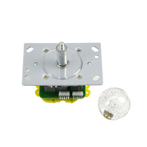 Đầy màu sắc pha lê LED ánh sáng <span class=keywords><strong>Arcade</strong></span> <span class=keywords><strong>Joystick</strong></span> kim loại trò chơi câu cá hướng điều khiển Phụ kiện cho Claw máy tuổi 6 + năm - Product Image 5