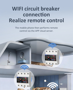 <span class=keywords><strong>Disjoncteur</strong></span> intelligent WiFi TUYA 100A sur rail DIN avec mesure d'énergie, contrôle à distance, protection contre les surtensions et les sous-tensions, application Smart Life - Product Image 3