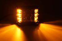 Lampe led pour tracteur camion, à large faisceau, lumière blanche ou jaune, torche de travail, 45/60w, 12 v, 5000lm