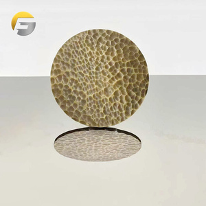 Feuilles d'acier inoxydable martelé faites à la main CL08 304 316L pour panneau mural ou panneau de plafond - Product Image 1