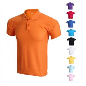 เสื้อโปโลผู้ชายผ้าโพลีเอสเตอร์ 11 สีพื้น ระบายอากาศ แห้งเร็ว รับสกรีนโลโก้ตามแบบ OEM สำหรับฤดูร้อน - Product Image 2
