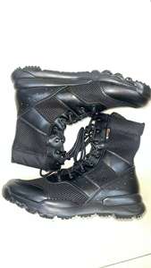 Bottes de combat d'été légères TSB1102 en cuir avec empeigne en mesh et semelle extérieure en EVA, sans fermeture éclair latérale, respirantes, légères, stock SMOVE - Product Image 2