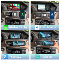 Pour Benz classe E W212 C207 A207 2011-2020 décodeur boîte GPS Navigation sans fil Carplay Android Auto stéréo mise à niveau écran OEM