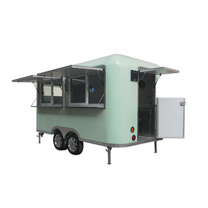 Fuente de la fábrica ce aprueba de algodón de caramelo de comida móvil de acero inoxidable cocina <span class=keywords><strong>furgonetas</strong></span> para venta - Product Image 5