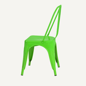 Ferro impilabile industriale Vintage retrò sedie all'aperto ristorante bar <span class=keywords><strong>Cafe</strong></span> sedie in metallo per la vendita - Product Image 5