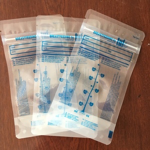 Sacs de rangement transparents <span class=keywords><strong>lansinoh</strong></span> à double fermeture éclair, boîte de rangement de lait maternel personnalisée - Product Image 5