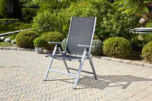 <span class=keywords><strong>Fauteuil</strong></span> <span class=keywords><strong>de</strong></span> salle à manger en aluminium pliable XXL avec <span class=keywords><strong>dossier</strong></span> haut <span class=keywords><strong>réglable</strong></span> pour porche, piscine, <span class=keywords><strong>jardin</strong></span>, Patio - Product Image 2