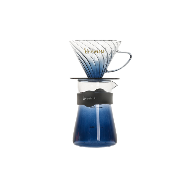 Brewista Hot Sales Drip Coffee Poured Into Coffee Dripper Reusable Filter Borosilicate Glass Coffee Dripper