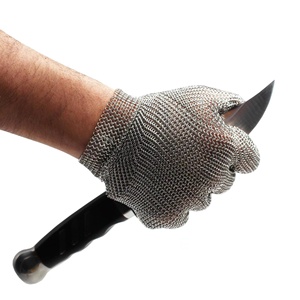 <span class=keywords><strong>Gants</strong></span> de <span class=keywords><strong>boucher</strong></span> en maille métallique en acier inoxydable JIANLONG BXG-888 Niveau 9, résistants à la rouille, protection de sécurité pour le travail, résistants aux coupures - Product Image 5